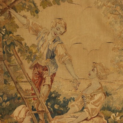 Aubusson Tapestry 'Grape harvest' 19th Century