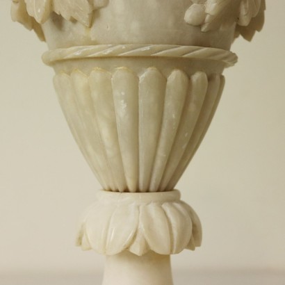 Vase en Albâtre à base Circulaire Italie Première moitié '900
