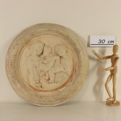Sculpture circulaire Plâtre Italie Première moitié '900