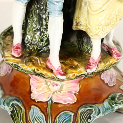 Vase Art Noveau Céramique émaillé Fin '800 - Début '900