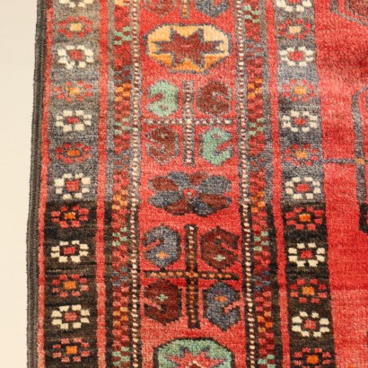 Wool Bukara Carpet Turkmenistan 1940s-1950s Big Knot Handmade