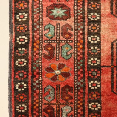 Wool Bukara Carpet Turkmenistan 1940s-1950s Big Knot Handmade