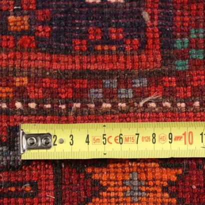 Wool Bukara Carpet Turkmenistan 1940s-1950s Big Knot Handmade