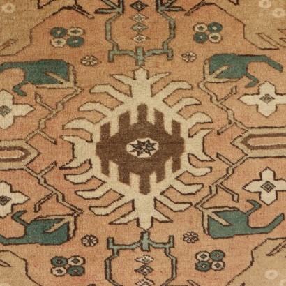 Antique Ardebil Carpet Iran Cotton and Wool 1940s