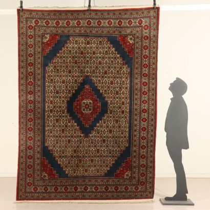 Tapis Shirvan Coton Laine Fabrication manuelle Russie Années 60-70