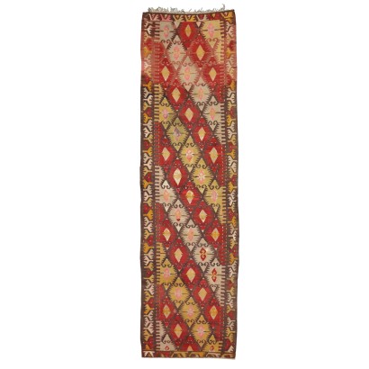 Antique Kilim carpet Turkey Wool 1920s-1930s