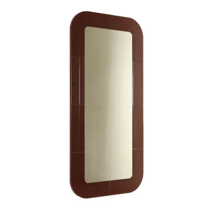 Kartell Wall Mirror with Plastic Frame Vintage Italy 1960s-1970s