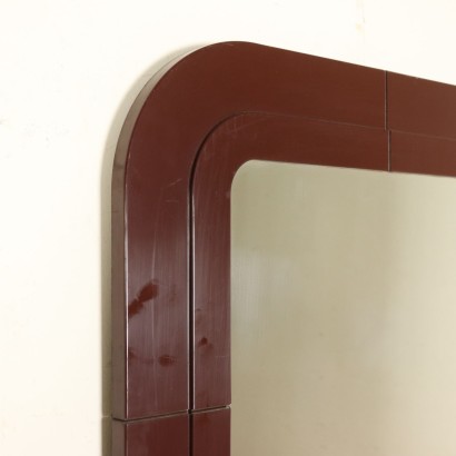 Kartell Wall Mirror with Plastic Frame Vintage Italy 1960s-1970s