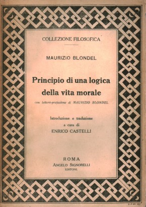 Principio di una logica della vita morale