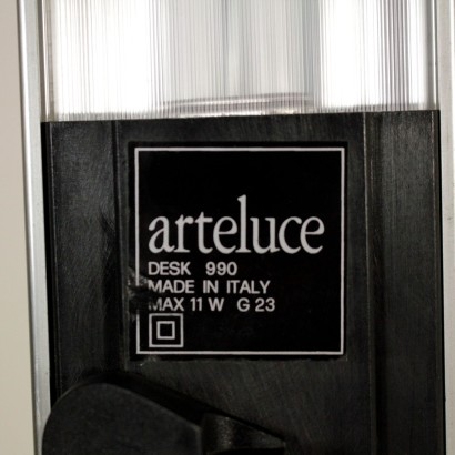 Lampe de Table Ezio Didone Métal Aluminium ArteLuce Italie Années 80