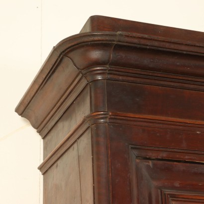 Large Walnut Bookcase Italy Mid 19th Century