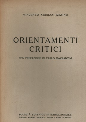 Orientamenti critici