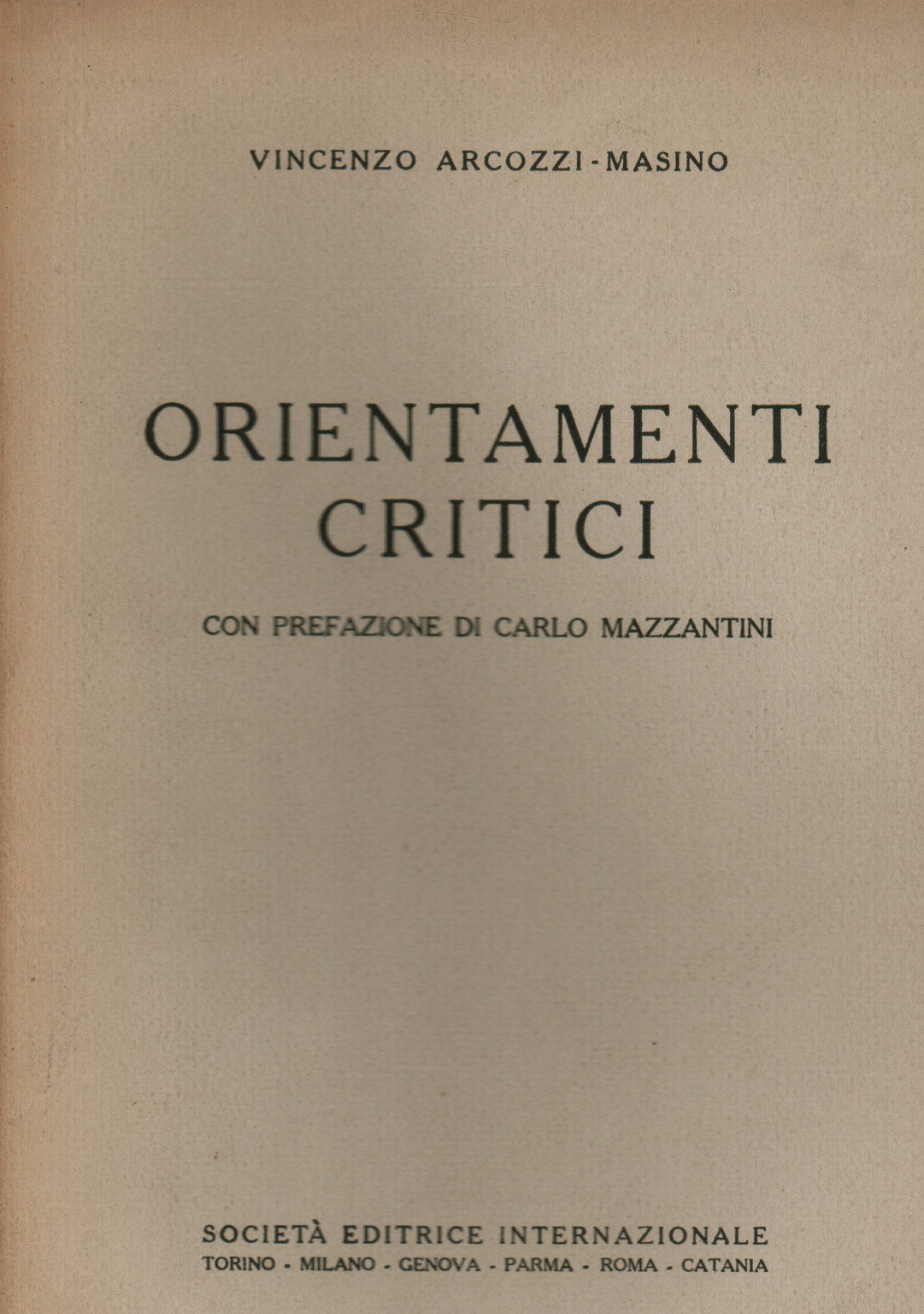 Critical Orientations, s.a.