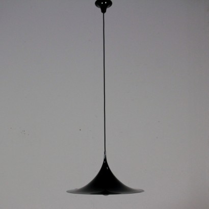 Pair of Gubi Hanging Lamps Lacquered Metal Vintage Denmark