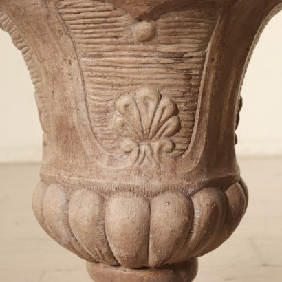 antiquariato, vaso, antiquariato vaso, vaso antico, vaso antico italiano, vaso di antiquariato, vaso neoclassico, vaso del 900, coppia di vasi in graniglia.