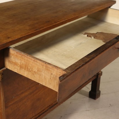 Elegant Empire Walnut Chest of Drawers Italy Early 19th Century