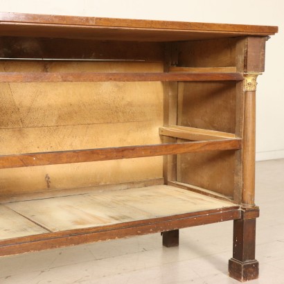 Elegant Empire Walnut Chest of Drawers Italy Early 19th Century