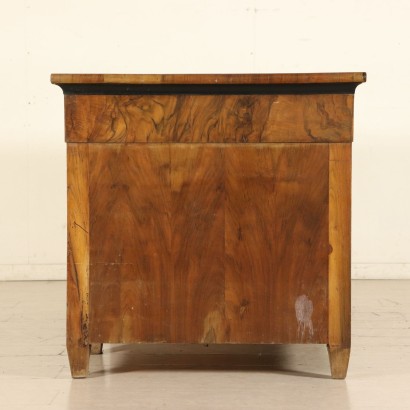 Large Walnut and Maple Desk Italy Late 18th-Early 19th Century