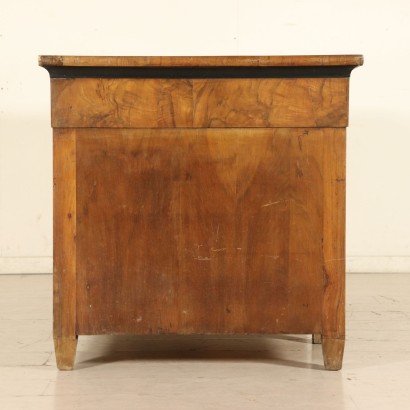 Large Walnut and Maple Desk Italy Late 18th-Early 19th Century