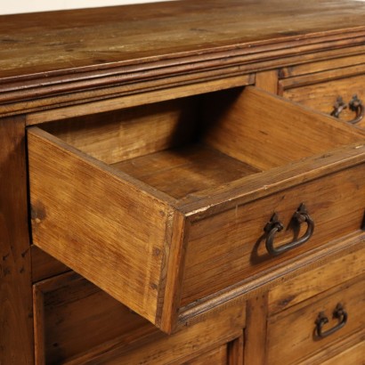 Fir and Poplar Chest of Drawers Italy 20th Century