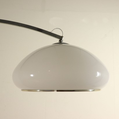 Lampadaire Aluminium Méthacrylate Marbre Italie Années 60-70