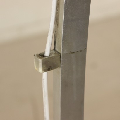 Lampadaire Aluminium Méthacrylate Marbre Italie Années 60-70