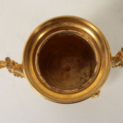 Vasetto in bronzo cloisonnè