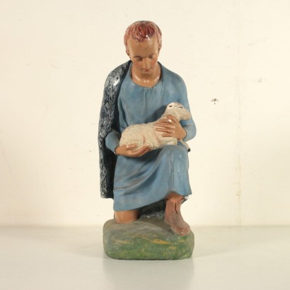 Large Nativity Gypsum Statue Antiques Early 1900s