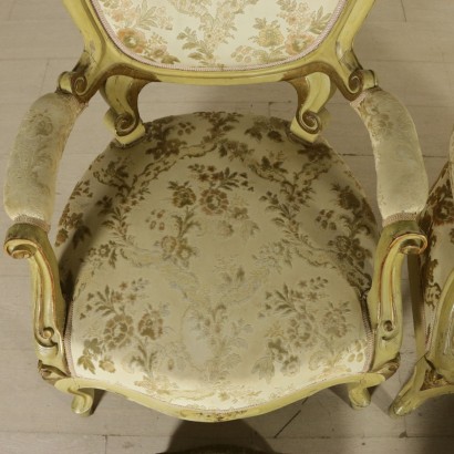 Pair of Armchairs, and a Pouf - Style in Particular