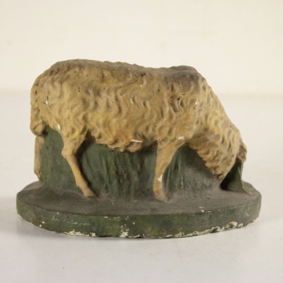 Nativity Statues Sheep Gypsum Italy First Half of 1900s