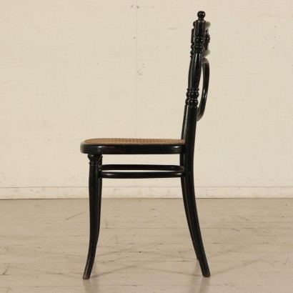 Groupe de Quatre Chaises Thonet Hêtre Autriche Premier '900