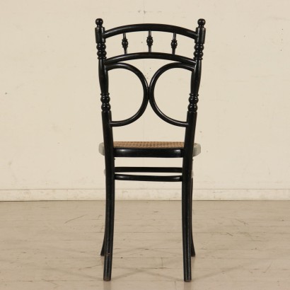 Groupe de Quatre Chaises Thonet Hêtre Autriche Premier '900