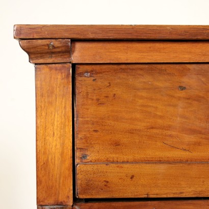 Antique Walnut Nightstand Italy First Half of 1800s