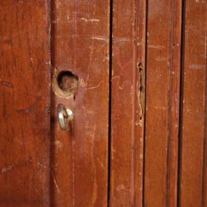 Cabinet with Small Rolling Shutter Walnut Italy Late 1700s