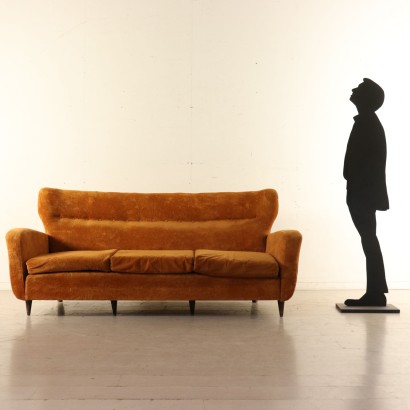 moderne Antiquitäten, moderne Design-Antiquitäten, Sofa, modernes Antiquitäten-Sofa, modernes Antiquitäten-Sofa, italienisches Sofa, Vintage-Sofa, 50er-Jahre-Sofa, 50er-Jahre-Design-Sofa