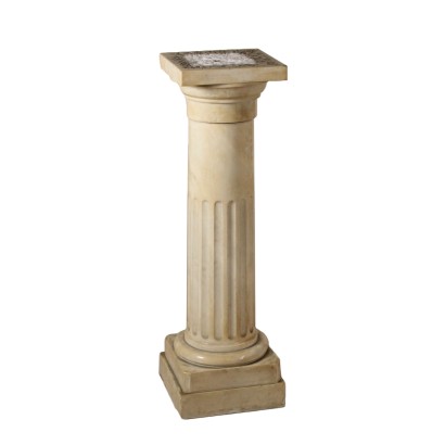 Marble Column Manufactured in Italy 19th Century