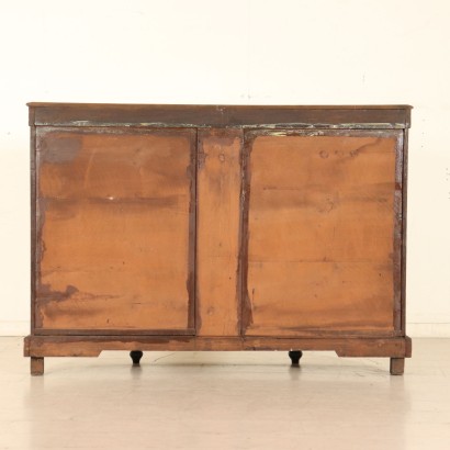 Inlaid Cabinet Maple Walnut Bronze England Late 1800s