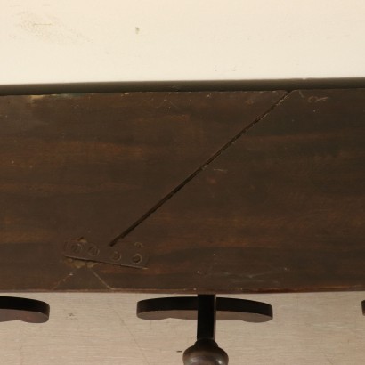 Large Poplar Wall Mounted Coat Rack Italy First Half of 1900s