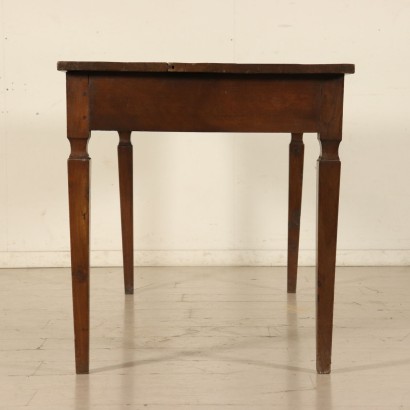 Table Solid Walnut Manufactured in Italy 19th Century