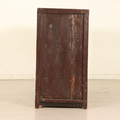 Oriental Cupboard Lacquered Wood Metal East 20th Century