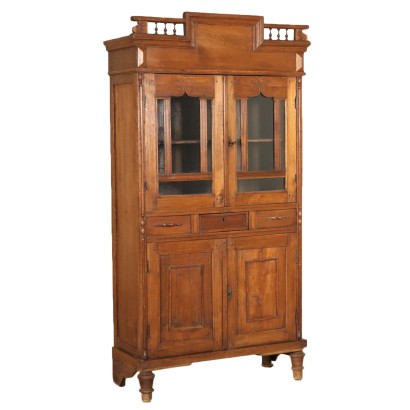 Antiquitäten, Vitrine, Antiquitätenvitrine, Antikvitrine, antike italienische Vitrine, Antiquitätenvitrine, neoklassizistische Vitrine, 20. Jahrhundert Vitrine, Sideboard-Vitrine.