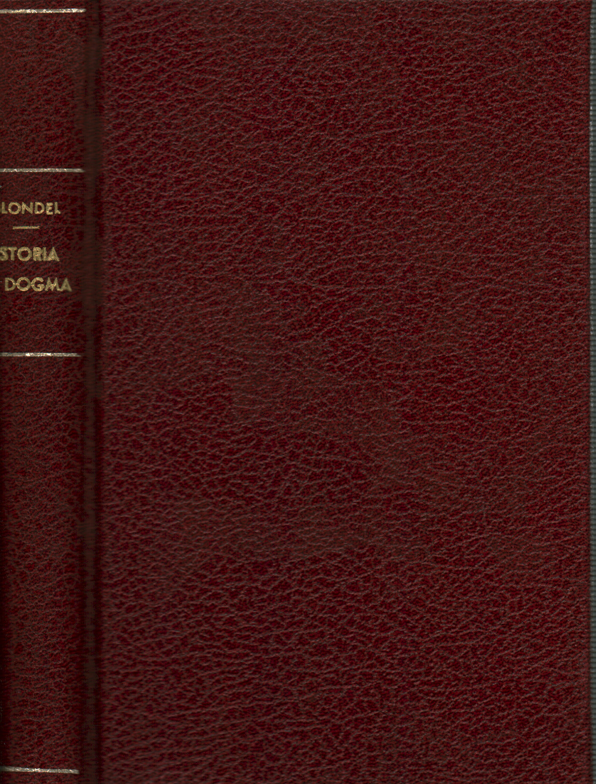 Storia e dogma, s.a.
