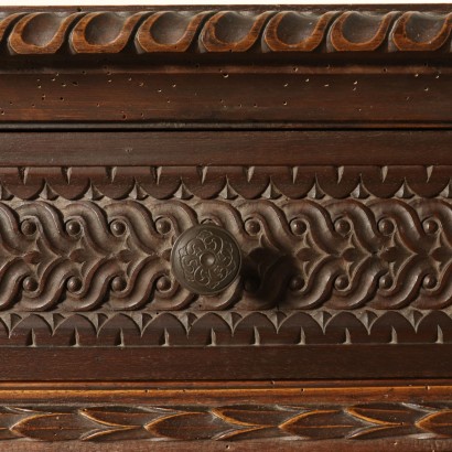 Inlaid Walnut Chest of Drawers Italy Early 20th Century