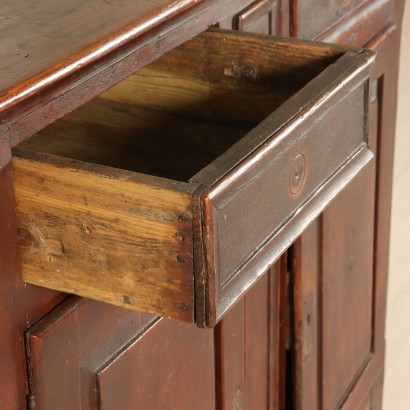 Rustic Cupboard Larch Manufactured in Italy Late 1700s
