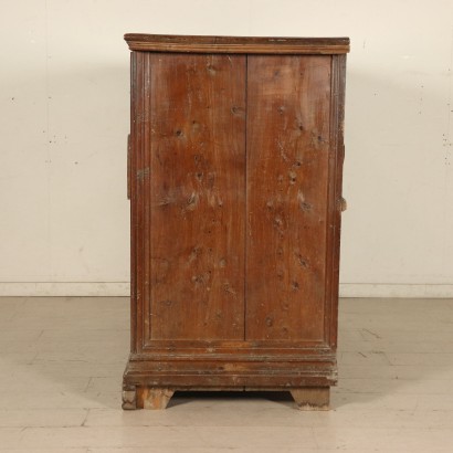 Chest of Drawers Scented Cedar Bronze Handles Italy Early 1700s