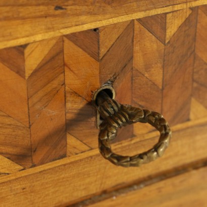 Small Neoclassical Desk Maple Cherry Walnut Italy 1700s