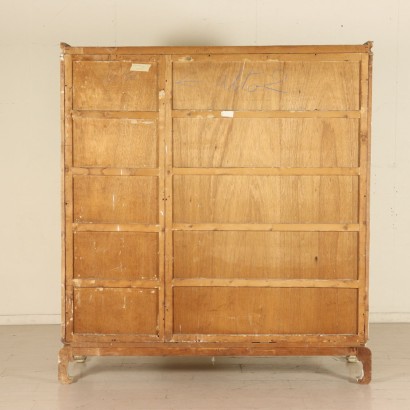 Chinoiserie Wardrobe Lacquered Wood Italy First Half of 1900s