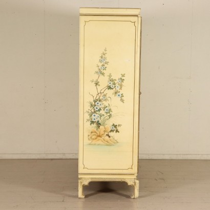 Chinoiserie Wardrobe Lacquered Wood Italy First Half of 1900s