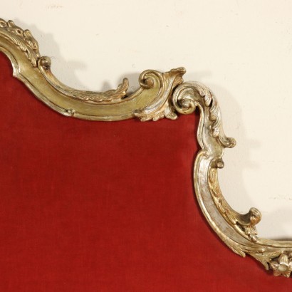 Carved Headboard Gilded Wood Italy First Half of 1900s