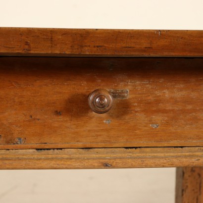 Walnut Table with Removable Top Vintage Italy 18th-20th Century